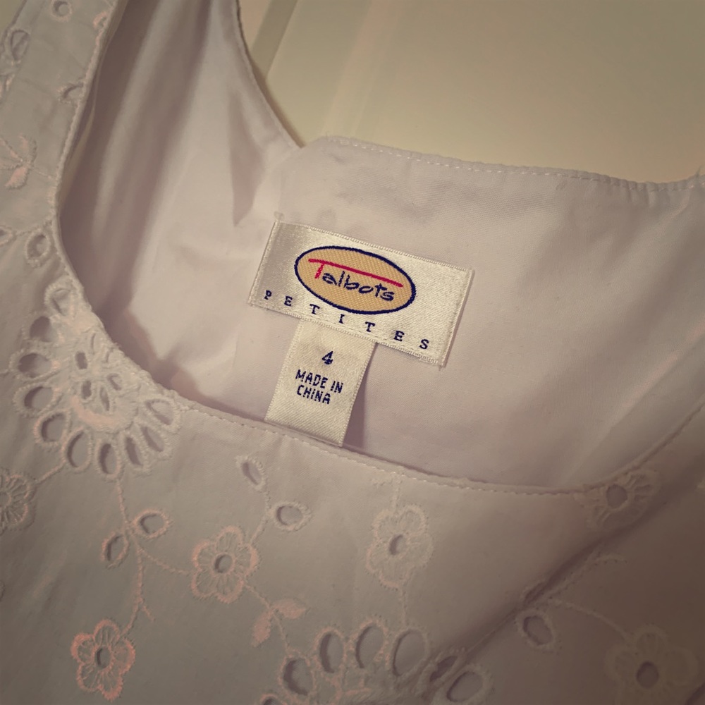 Lace eyelet sundress